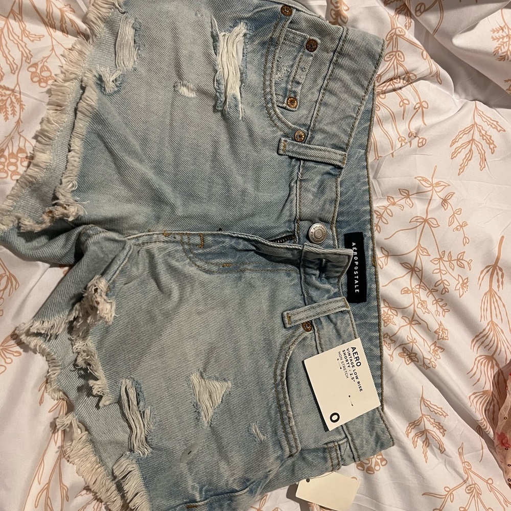 Aeropostale Light Blue Jean Shorts
